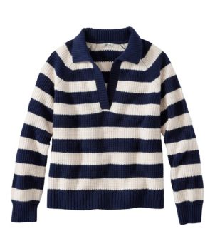 Women's SuperSoft Waffle Sweater, Polo Stripe