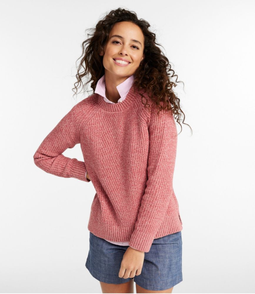 Women's Mariner Shaker Sweater, Crewneck