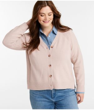 Women's Mariner Shaker Sweater, V-Neck Cardigan