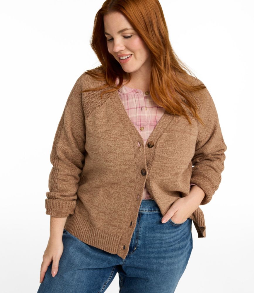 Women's Mariner Shaker Sweater, V-Neck Cardigan