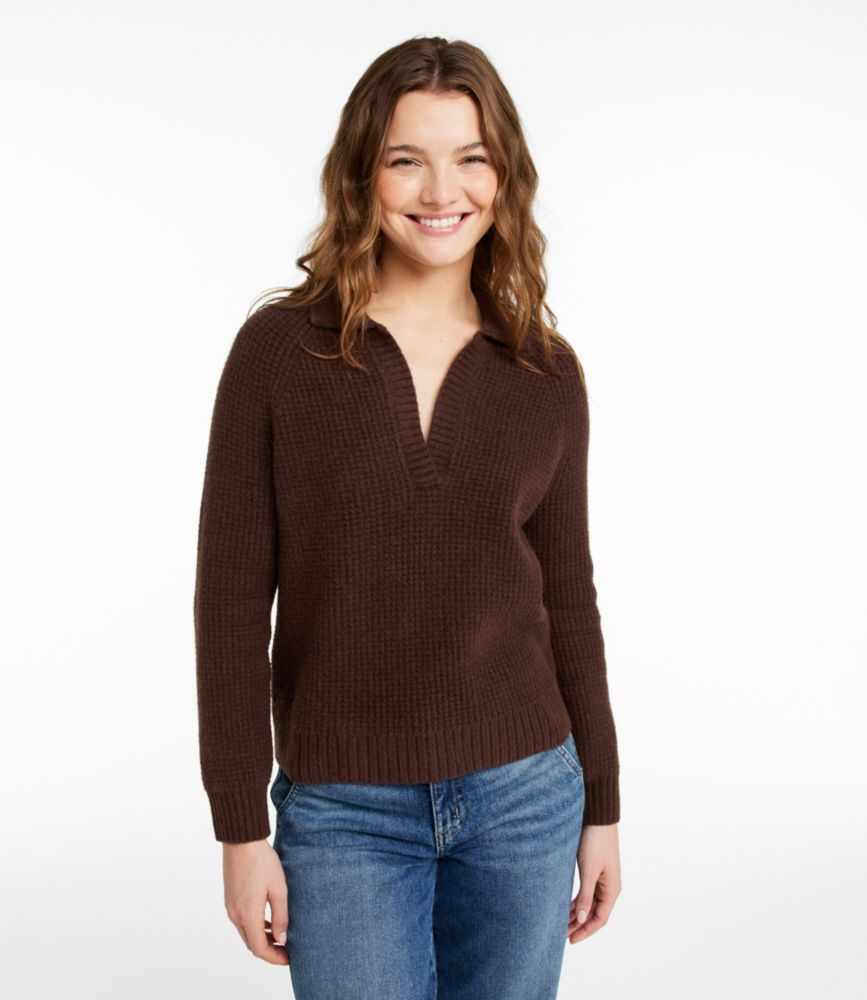 Women's SuperSoft Waffle Sweater, Polo
