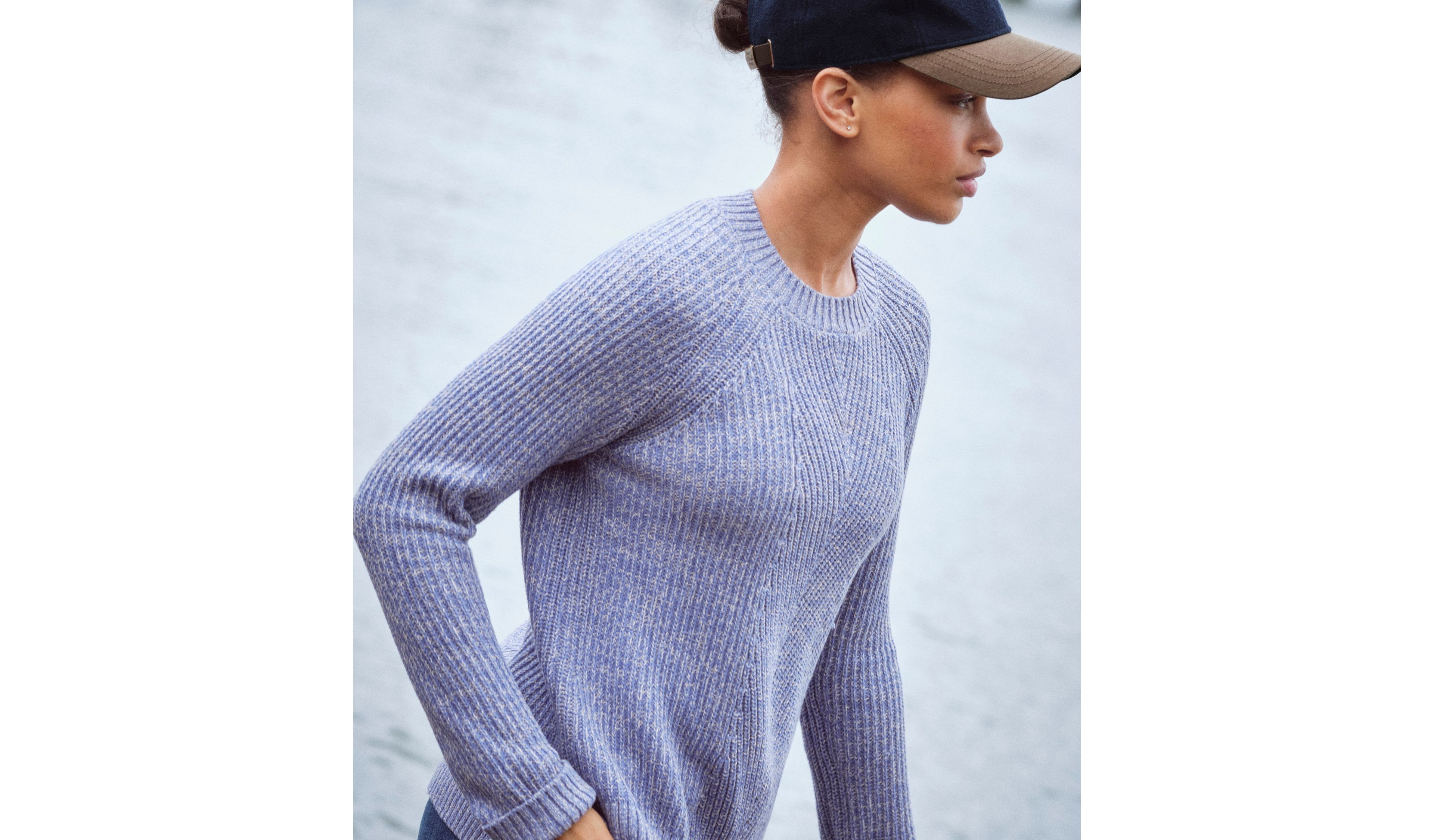 Women's Mariner Shaker Sweater, Crewneck