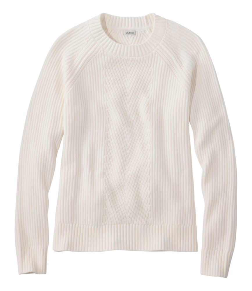 Women's Mariner Shaker Sweater, Crewneck