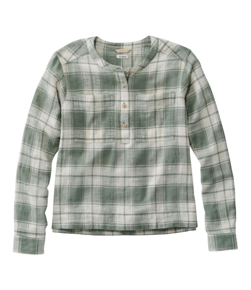 Women's L.L.Bean Day Breeze Shirt, Long-Sleeve Collarless