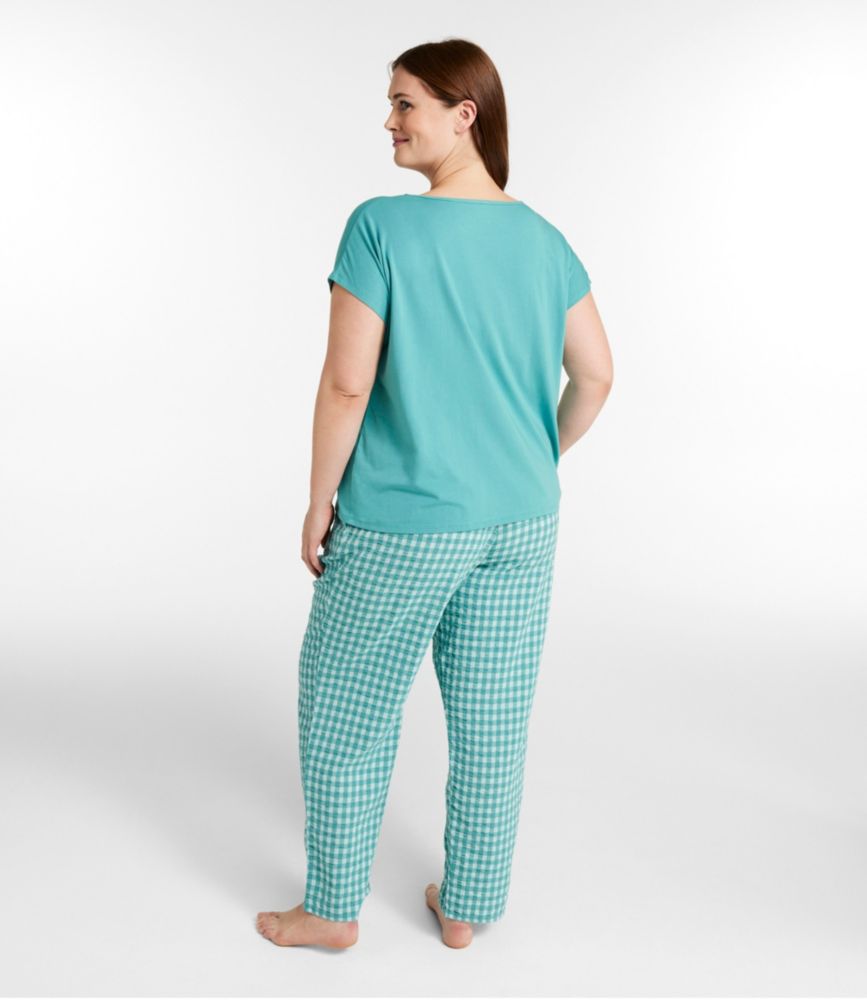 Women's Bean's Seacoast Seersucker Pajama Pant Set