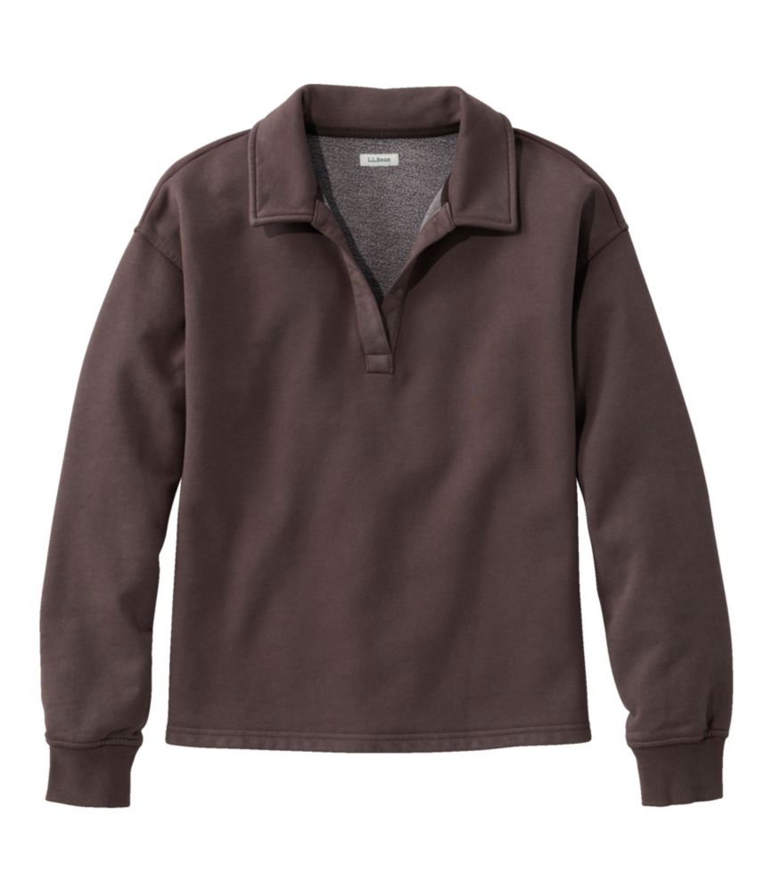 Women's Sunwashed Sweats, Splitneck Polo