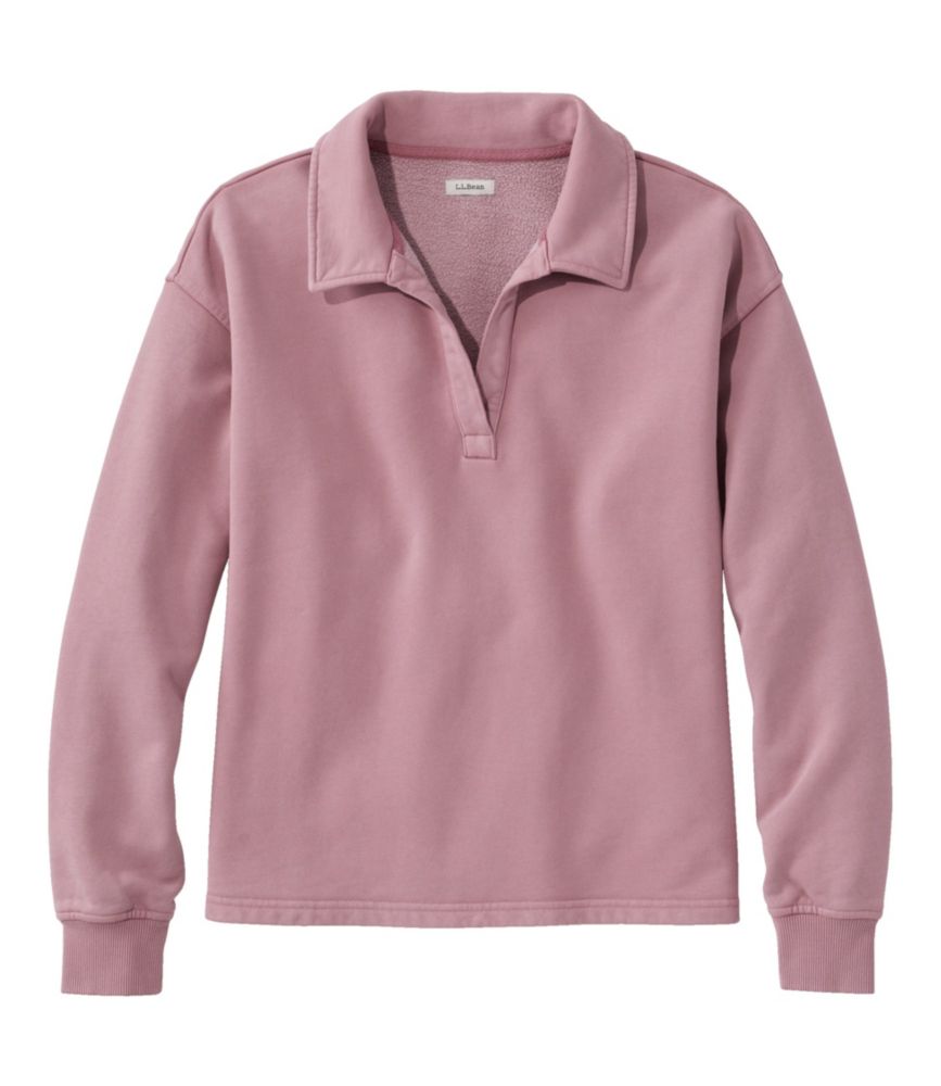 Women's Sunwashed Sweats, Splitneck Polo