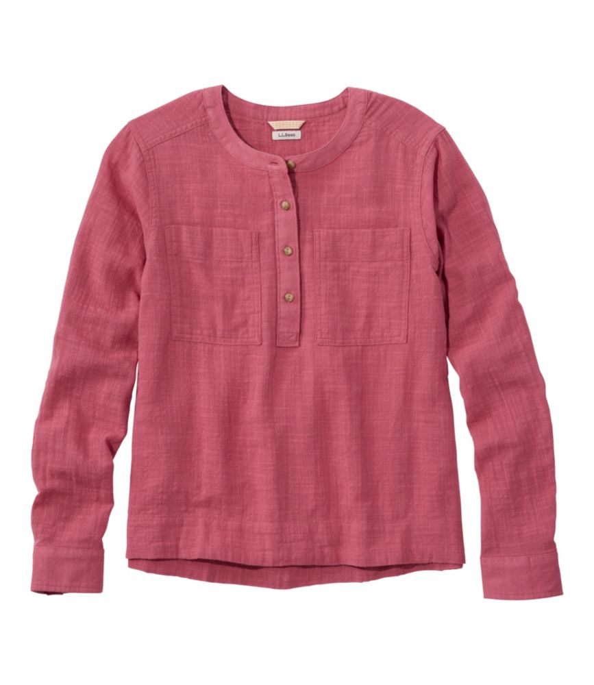 Women's L.L.Bean Day Breeze Shirt, Long-Sleeve Collarless