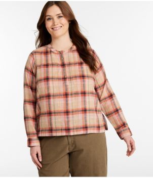 Women's L.L.Bean Day Breeze Shirt, Long-Sleeve Collarless