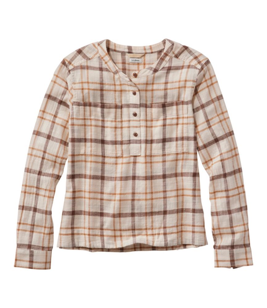 Women's L.L.Bean Day Breeze Shirt, Long-Sleeve Collarless