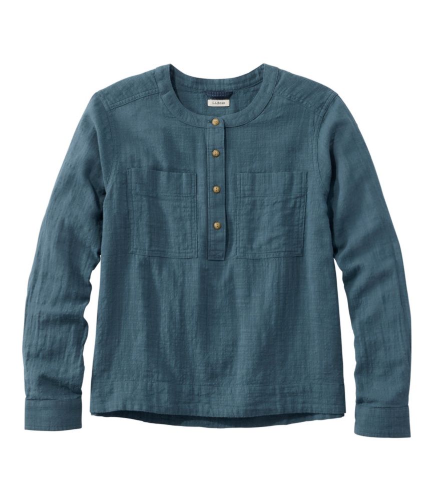 Women's L.L.Bean Day Breeze Shirt, Long-Sleeve Collarless