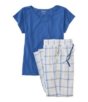 Women's Bean's Seacoast Seersucker Pajama Pant Set
