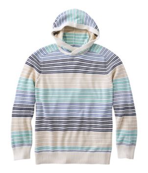 Men's Sunwashed Textured Cotton Sweater, Hoodie, Stripe