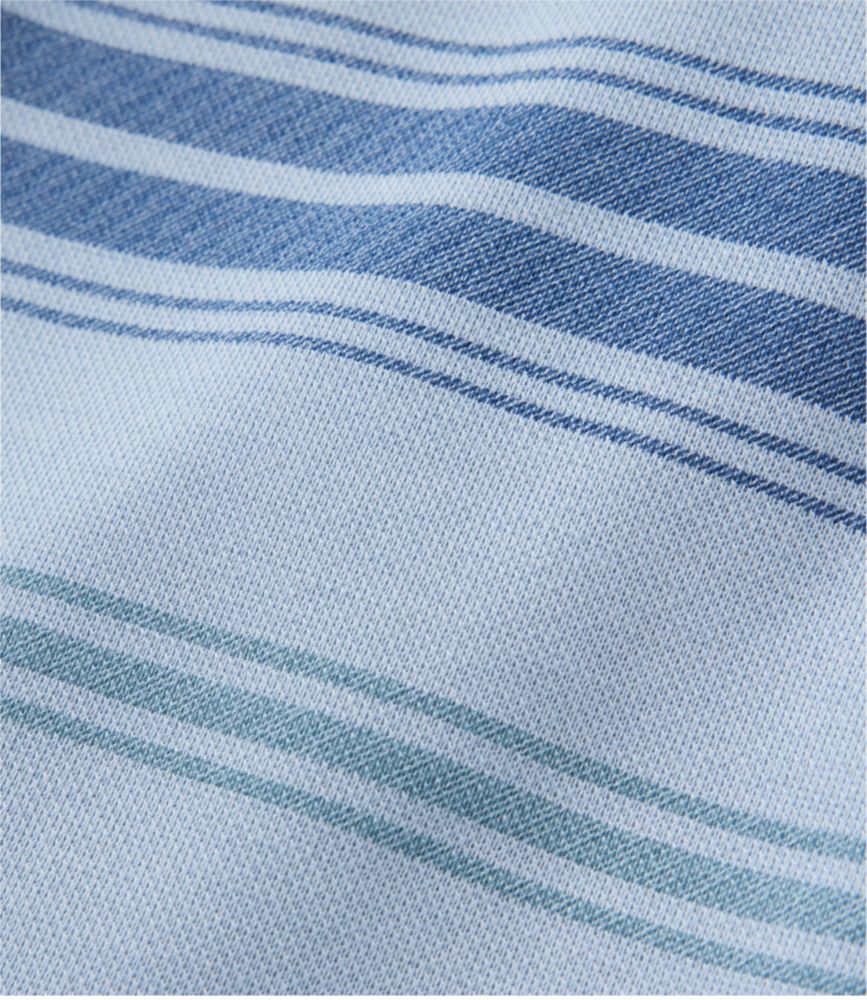 Men's Comfort Stretch Performance® Piqué, Quarter-Zip Pullover, Stripe