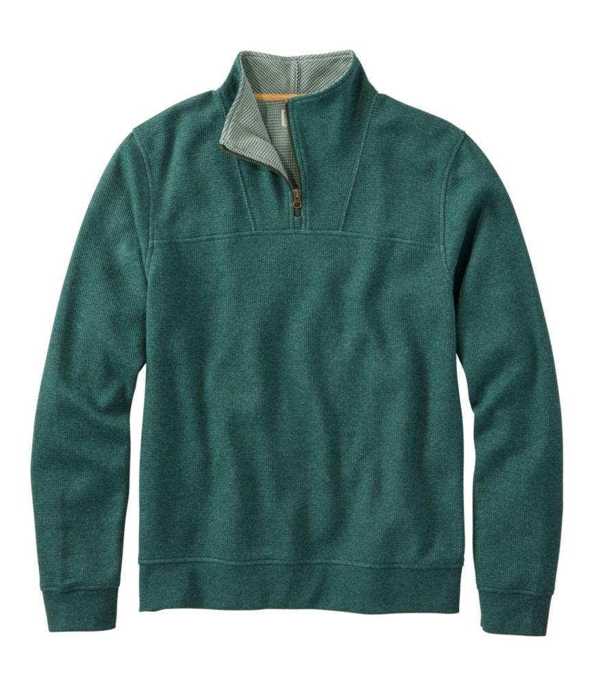 Men's All Seasons Textured Sweats, Quarter-Zip