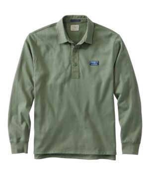 Men's Bean's Vintage Soft Rugby, Solid, New