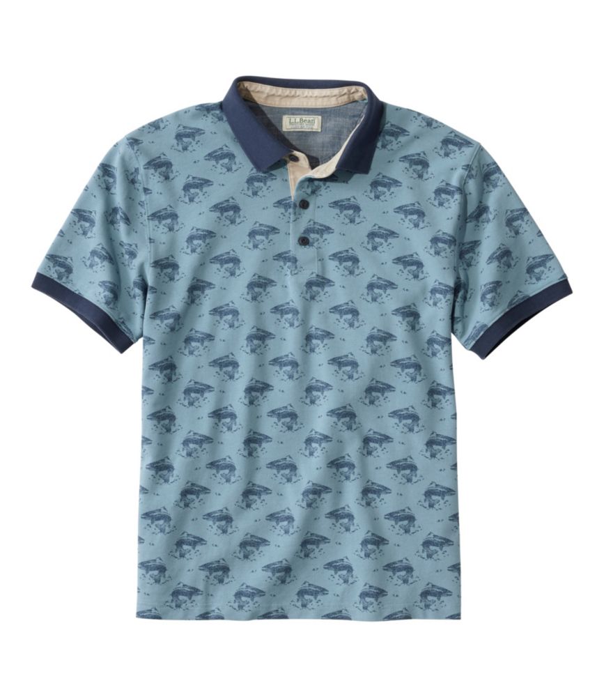 Men's Casco Bay Rugged Polo, Short-Sleeve, Print | Polo Shirts at L.L.Bean