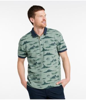 Men's Casco Bay Rugged Polo, Short-Sleeve, Print