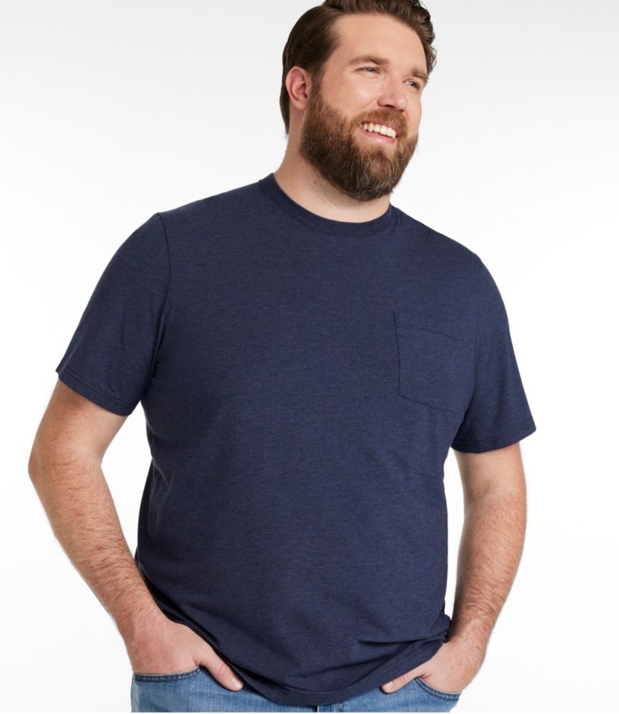 Men's Comfort Stretch Performance® Pima Pocket Tee, Short-Sleeve