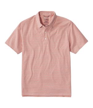 Men's Comfort Stretch Performance® Pima Polo, Short-Sleeve, Stripe