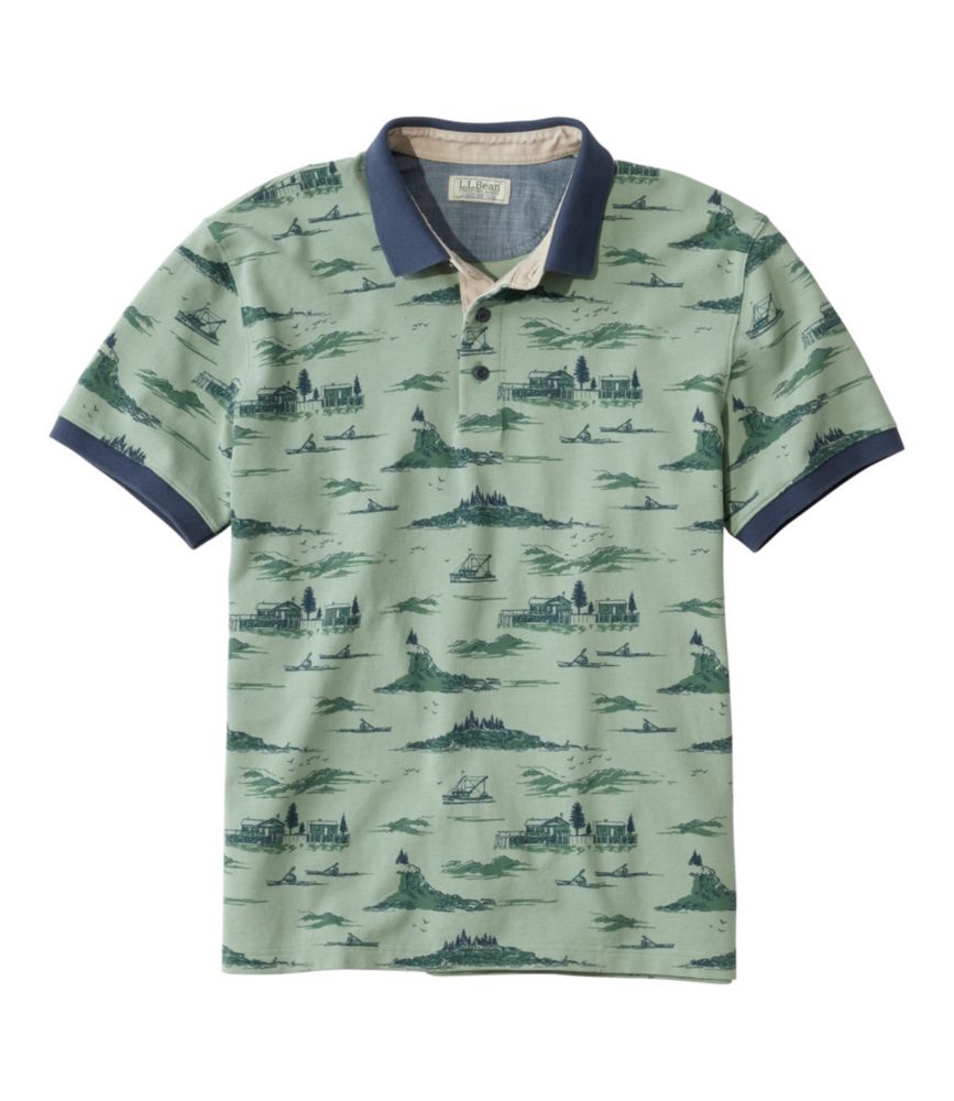 Men's Casco Bay Rugged Polo, Short-Sleeve, Print