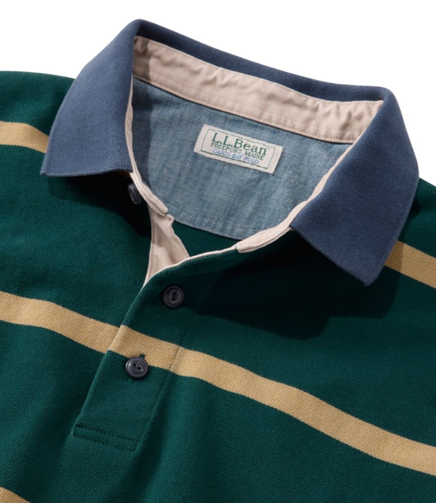 Men's Casco Bay Rugged Polo, Short-Sleeve, Stripe