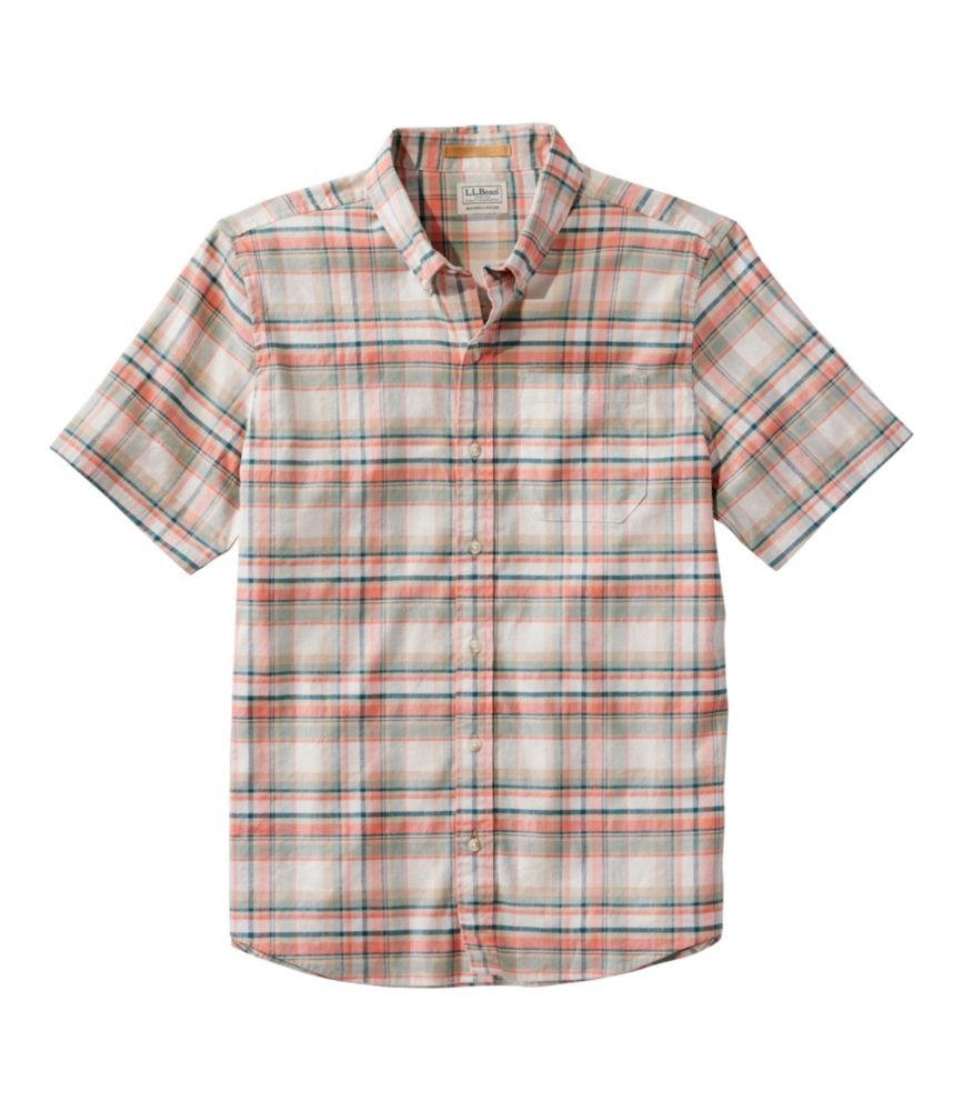 Men's Stonecoast Hemp Shirt, Short-Sleeve, Slightly Fitted Untucked Fit