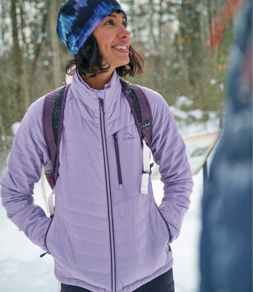 Women's PrimaLoft Packaway Jacket, Dark Rose, small image number 10