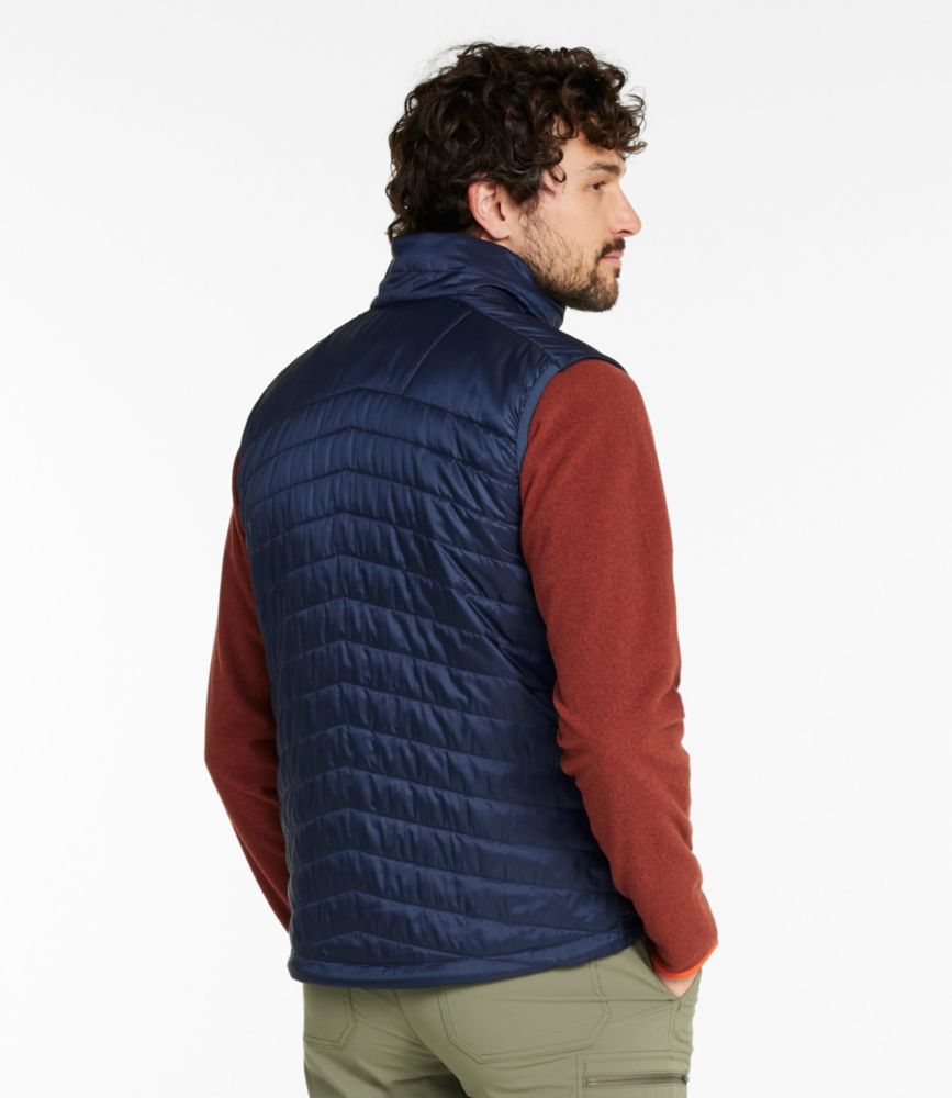 Men's PrimaLoft Packaway Vest, Carbon Navy, small image number 3