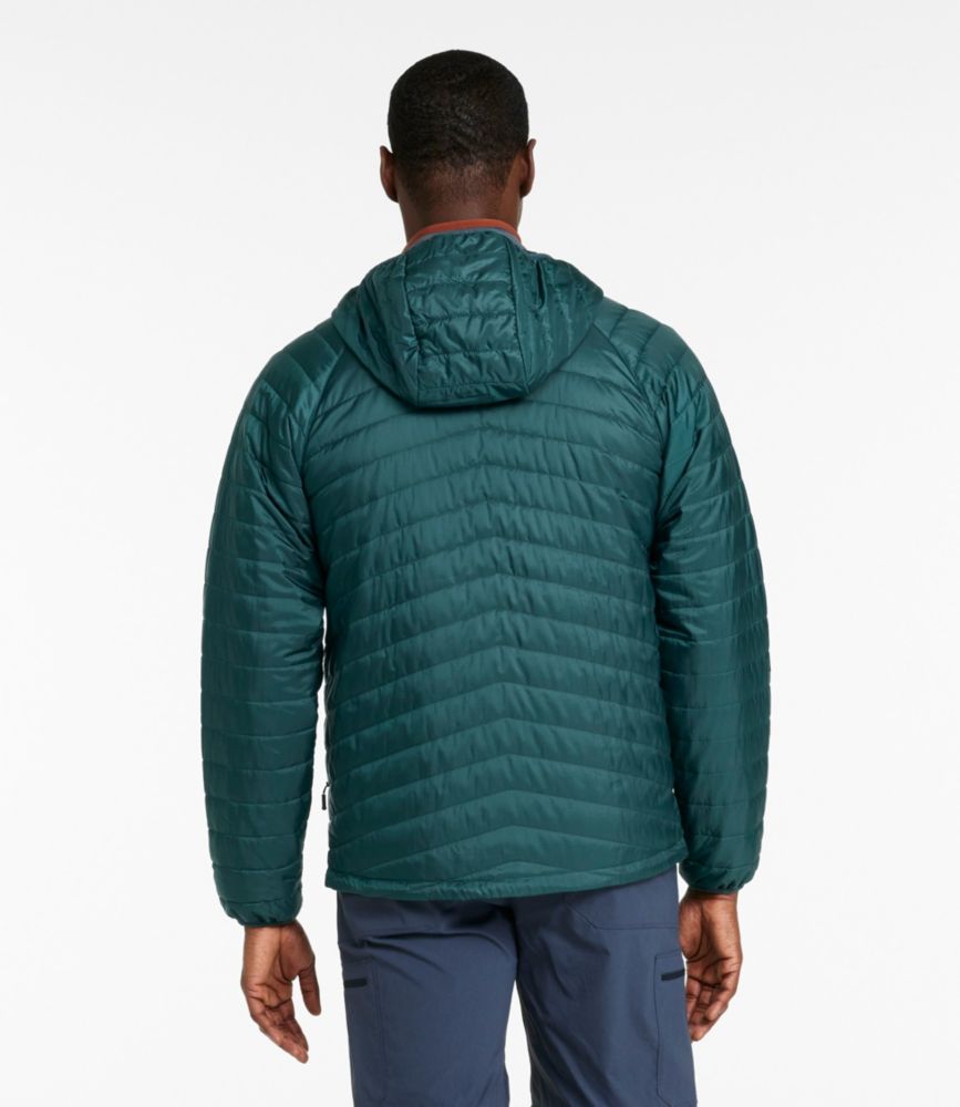Men's PrimaLoft Packaway Hooded Jacket, Carbon Navy, small image number 3