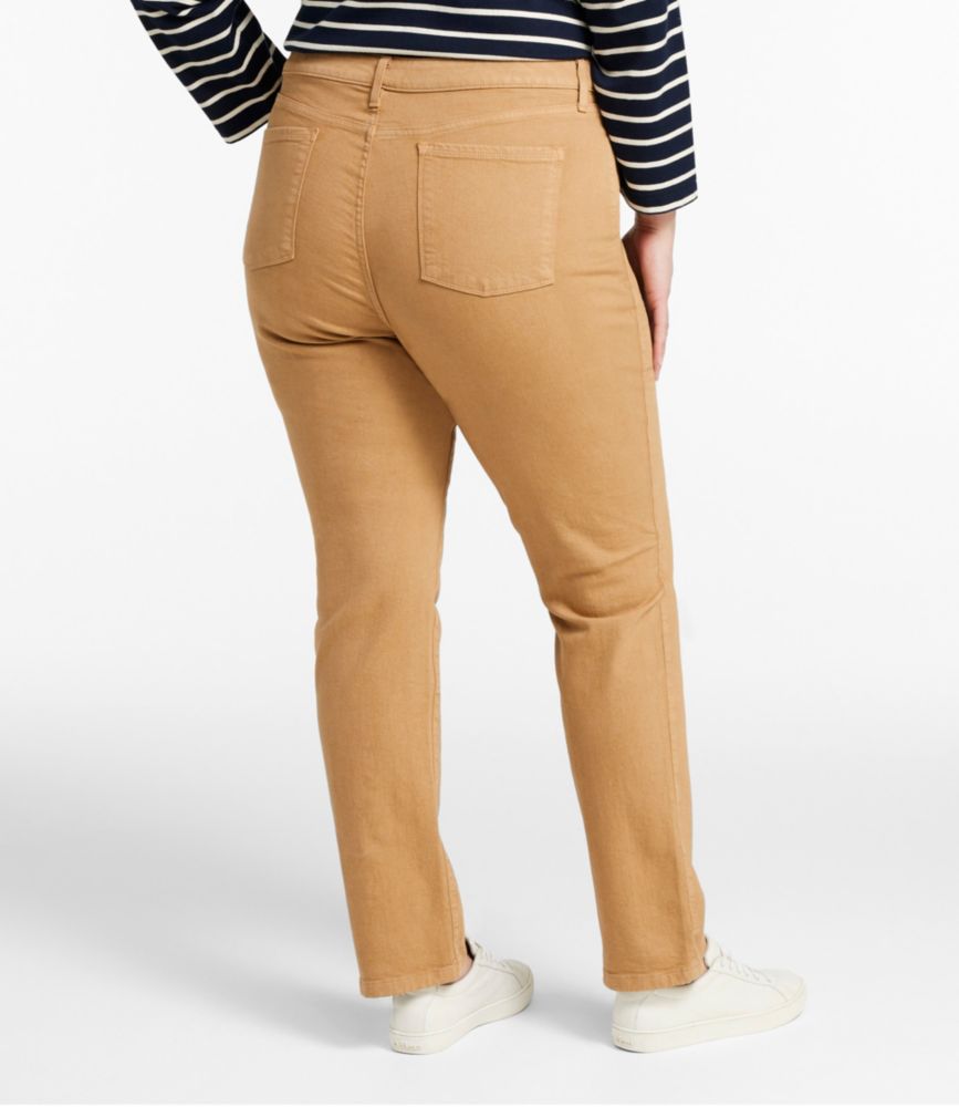 Women's True Shape Jeans, High-Rise Slim-Leg Colors, Kelp Green, small image number 3