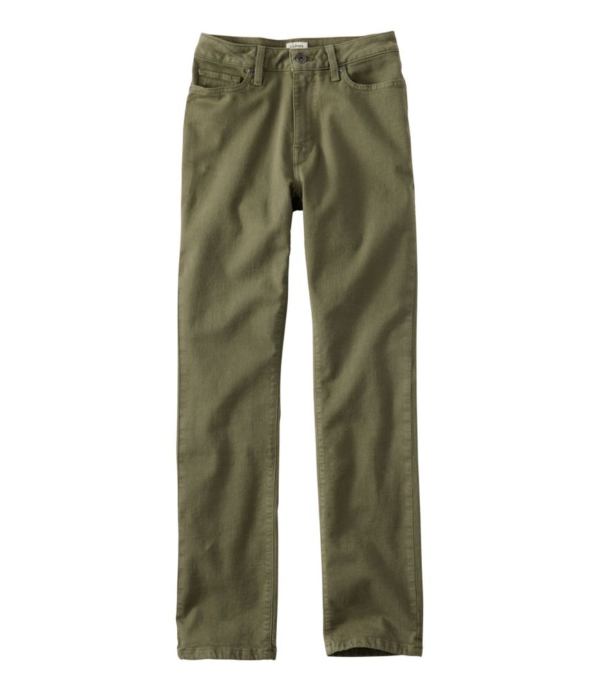 Women's True Shape Jeans, High-Rise Slim-Leg Colors, Kelp Green, small image number 1