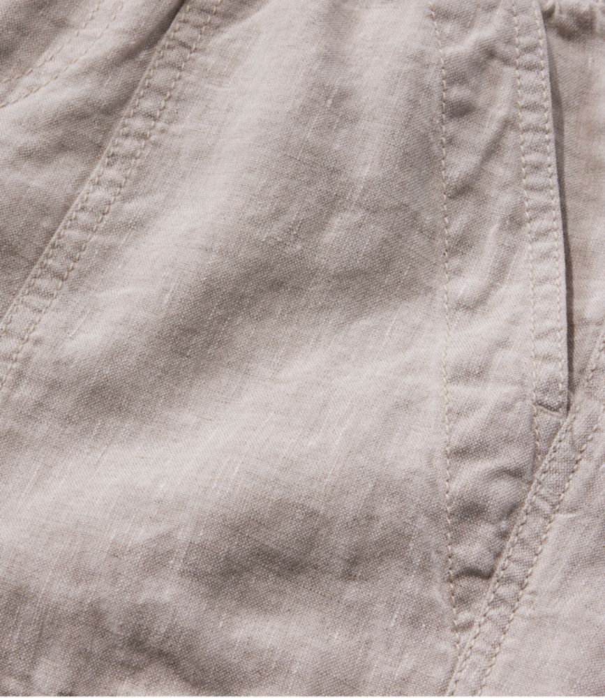 Women's Premium Washable Linen Shorts, Mid-Rise 6", Classic Navy, small image number 6