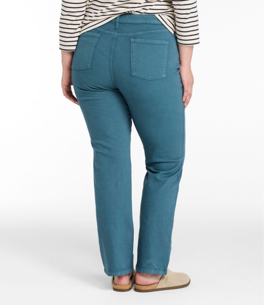 Women's True Shape Jeans, High-Rise Straight-Leg Colors, Sail Blue, small image number 3