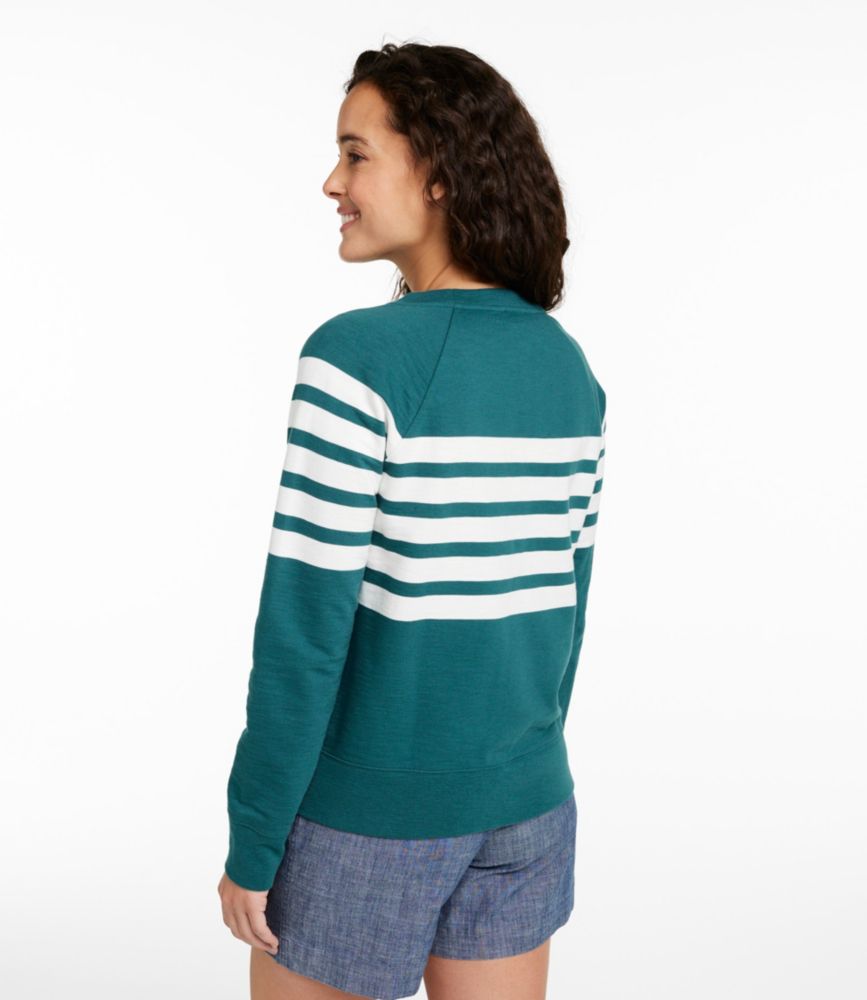 Women's Peaks Island Crewneck, Stripe