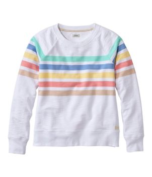 Women's Peaks Island Crewneck, Stripe