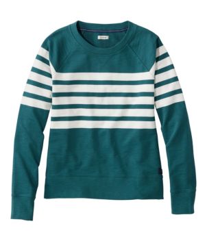 Women's Peaks Island Crewneck, Stripe