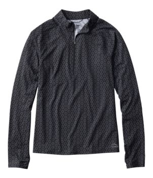 Women's Access Trail Pullover, Long-Sleeve Quarter-Zip Print