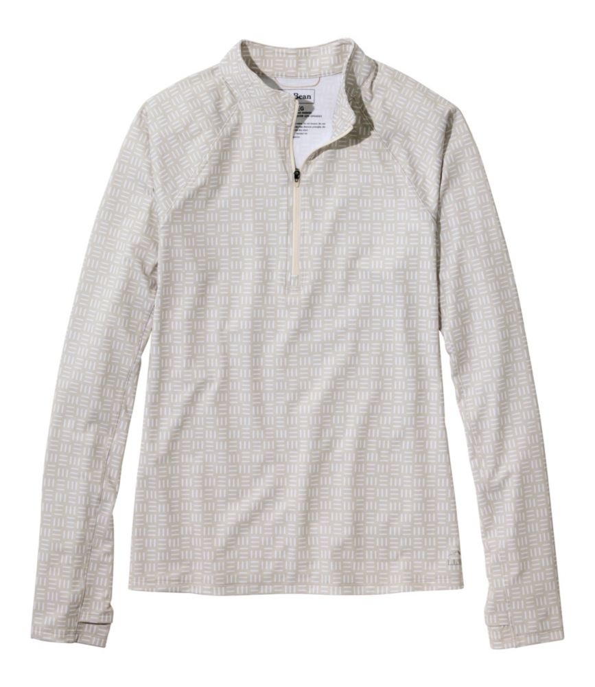 Women's Access Trail Pullover, Long-Sleeve Quarter-Zip Print