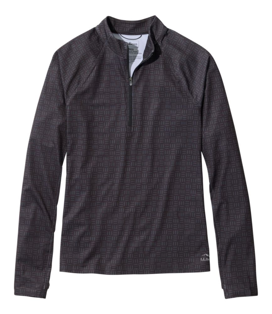 Women's Access Trail Pullover, Long-Sleeve Quarter-Zip Print
