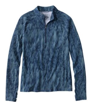 Women's Access Trail Pullover, Long-Sleeve Quarter-Zip Print