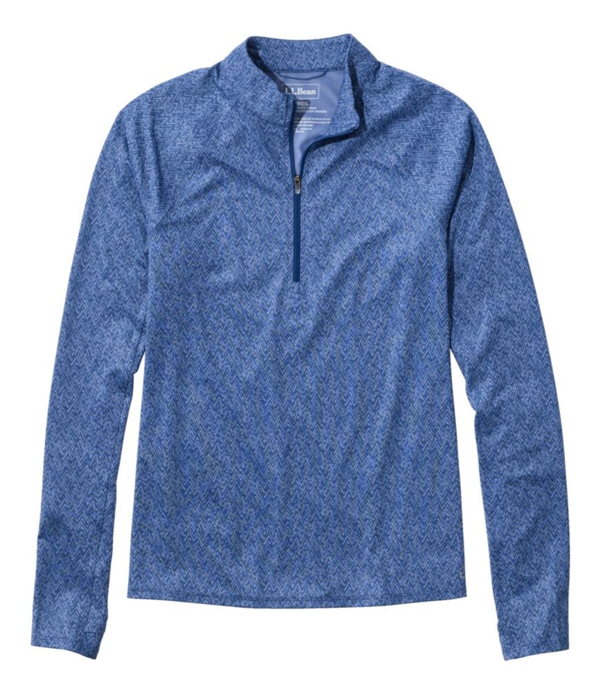 Women's Access Trail Pullover, Long-Sleeve Quarter-Zip Print