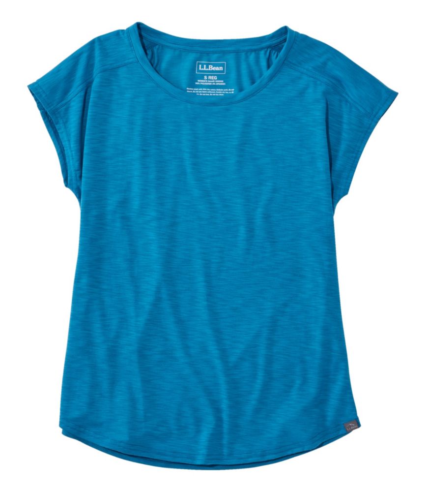 Women's Streamside Tee, Short-Sleeve Ruched Crew