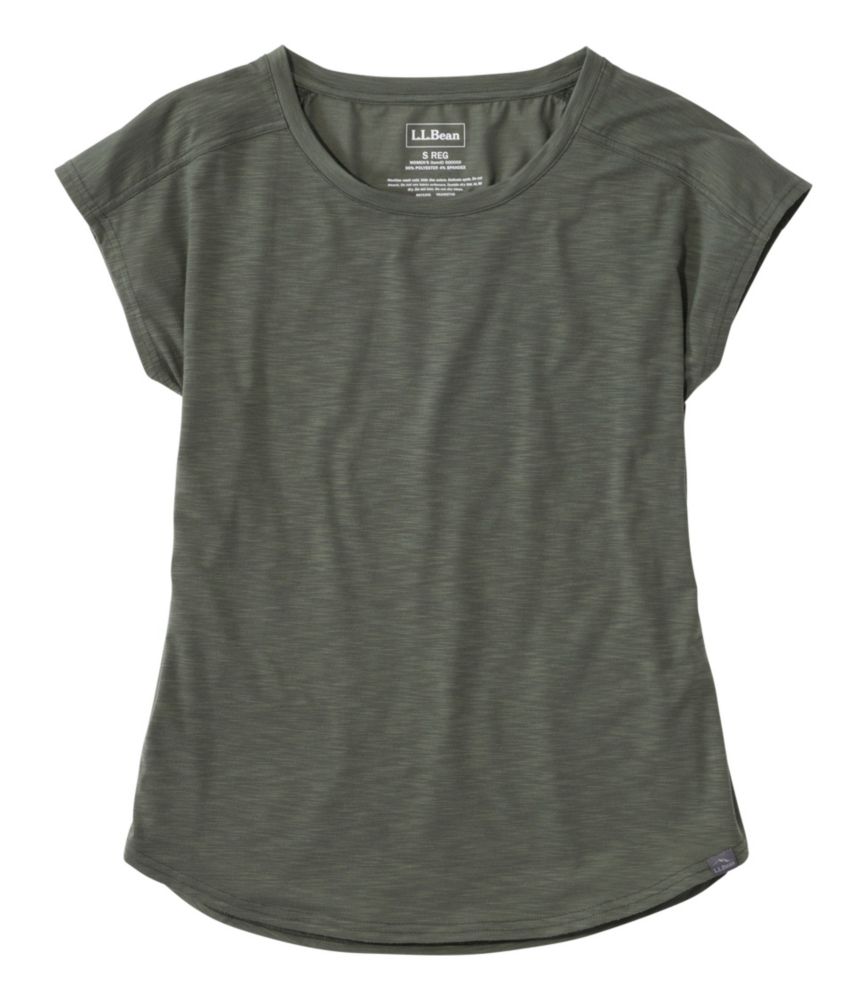 Women's Streamside Tee, Short-Sleeve Ruched Crew