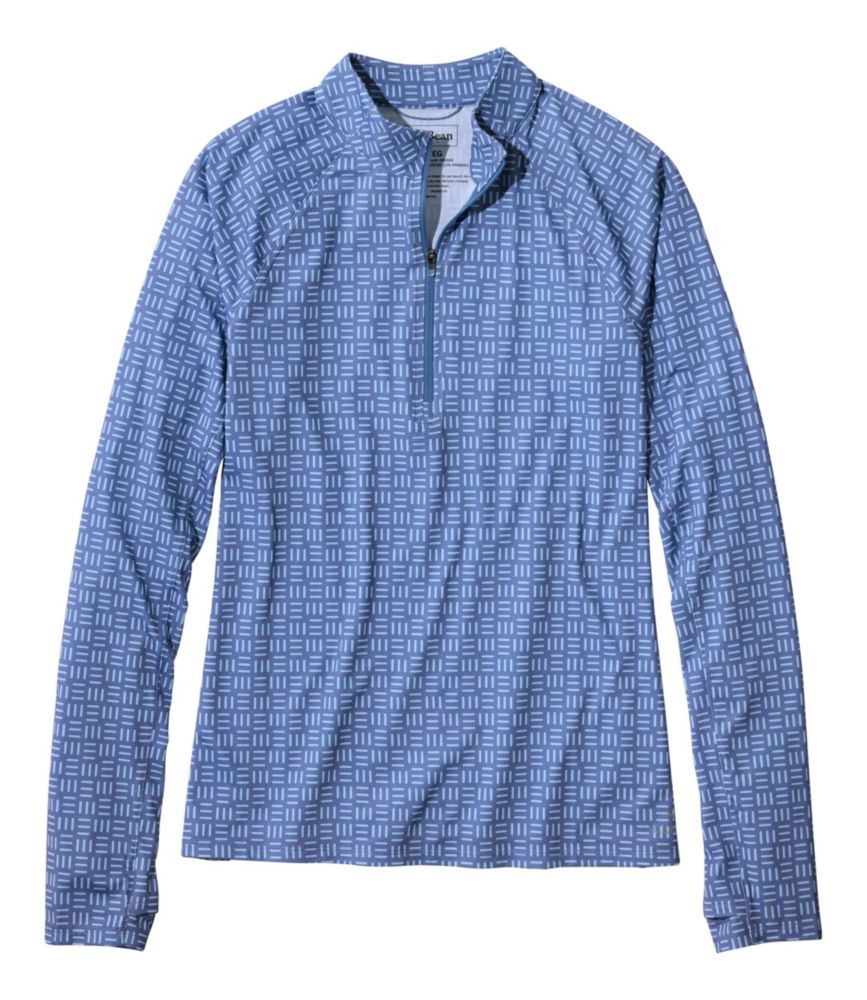 Women's Access Trail Pullover, Long-Sleeve Quarter-Zip Print