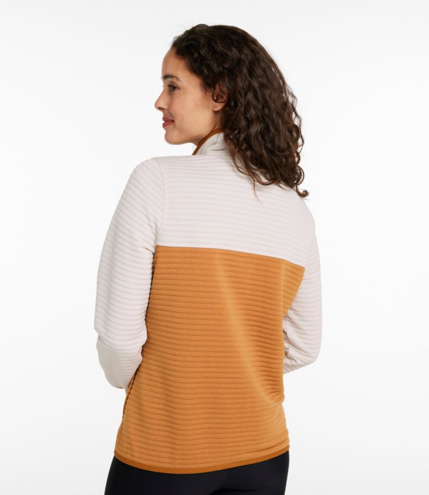 Women's Airlight Knit Full-Zip, Colorblock, Shore/Dark Bronze Heather, small image number 3