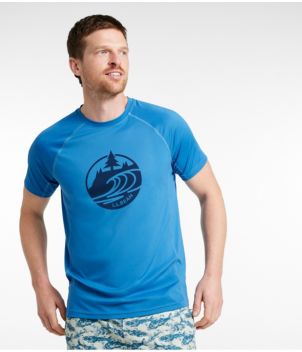 Men's Swift River Cooling Sun Shirt, Short-Sleeve Graphic
