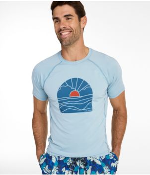 Men's Swift River Cooling Sun Shirt, Short-Sleeve Graphic
