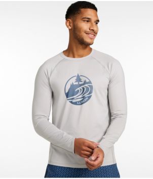 Men's Swift River Cooling Rash Guard, Graphic, New