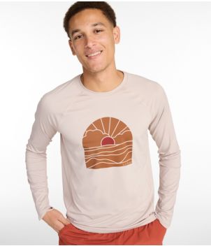 Men's Swift River Cooling Rash Guard, Graphic